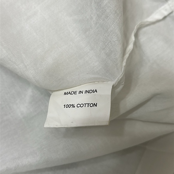 PIA PAURO‎ Cotton Colorful Embroidered Bell Sleeve Dress, Size Small - Picture 10 of 13